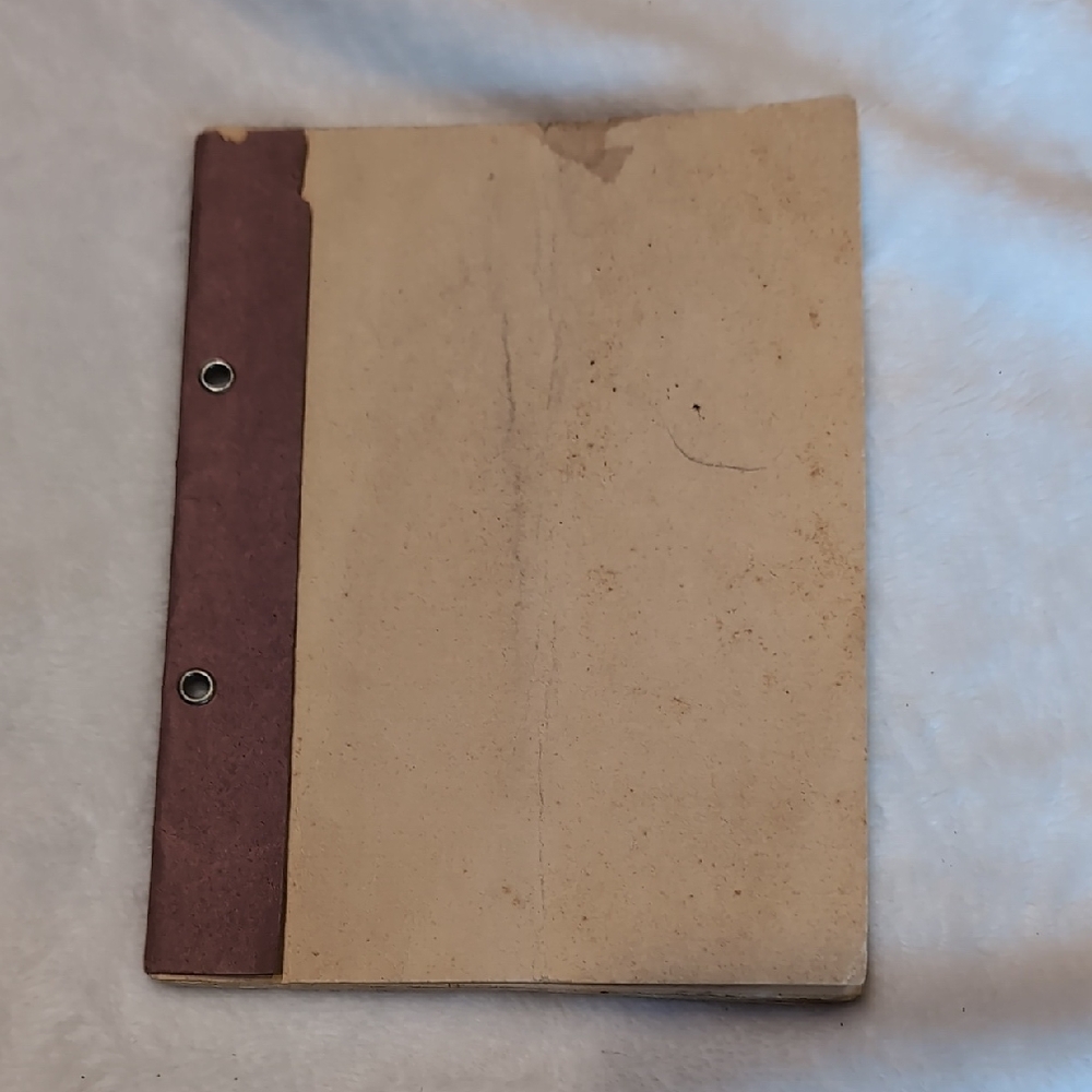 Hansche Junior High School 1936 Graduation Bulletin & Play Book Vintage